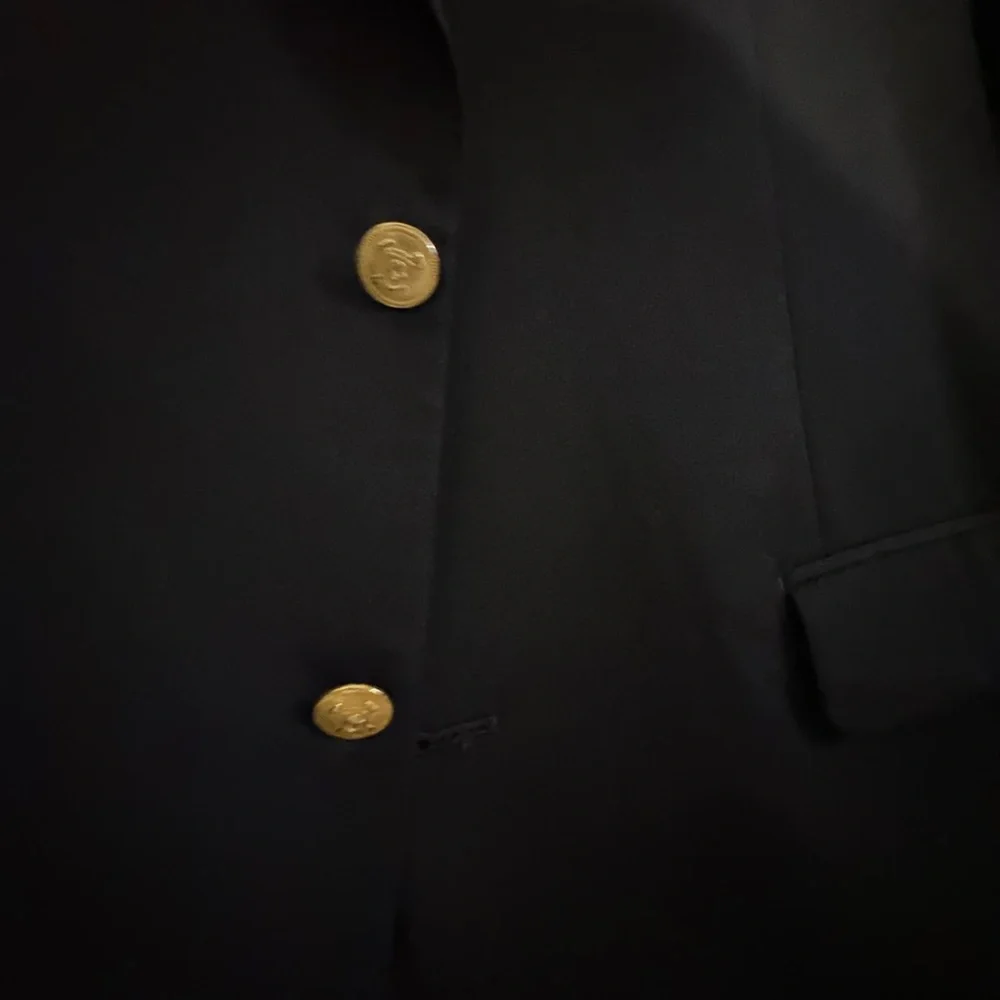 Ralph Lauren Navy Blazer with Gold Buttons